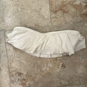 LSPACE Bando ruffle top